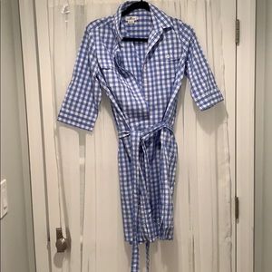 Vineyard vines Gingham shirt dress